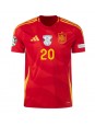 Spanien Pedri Gonzalez #20 Replika Hemmakläder EM 2024 Kortärmad